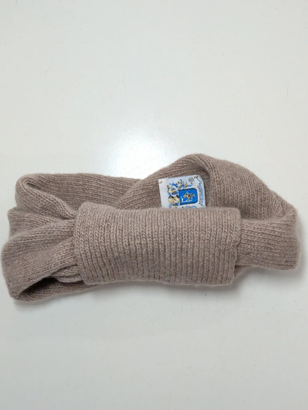 Portolano Kids Knit Headband - Taupe Beige